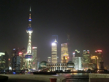 Skyline van Shanghai