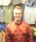 Chinese outfit rood