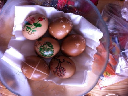 Beschilderde eieren
